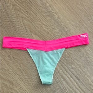 PINK Victoria’s Secret Extra Low Rise Thong Panty L